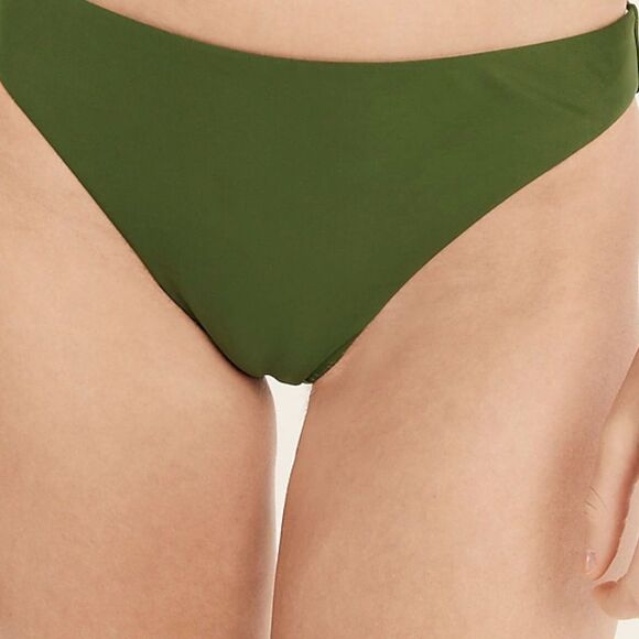 NWT J. Crew High-Rise Cheeky Bikini Bottom in Safari Size L - Picture 3 of 12